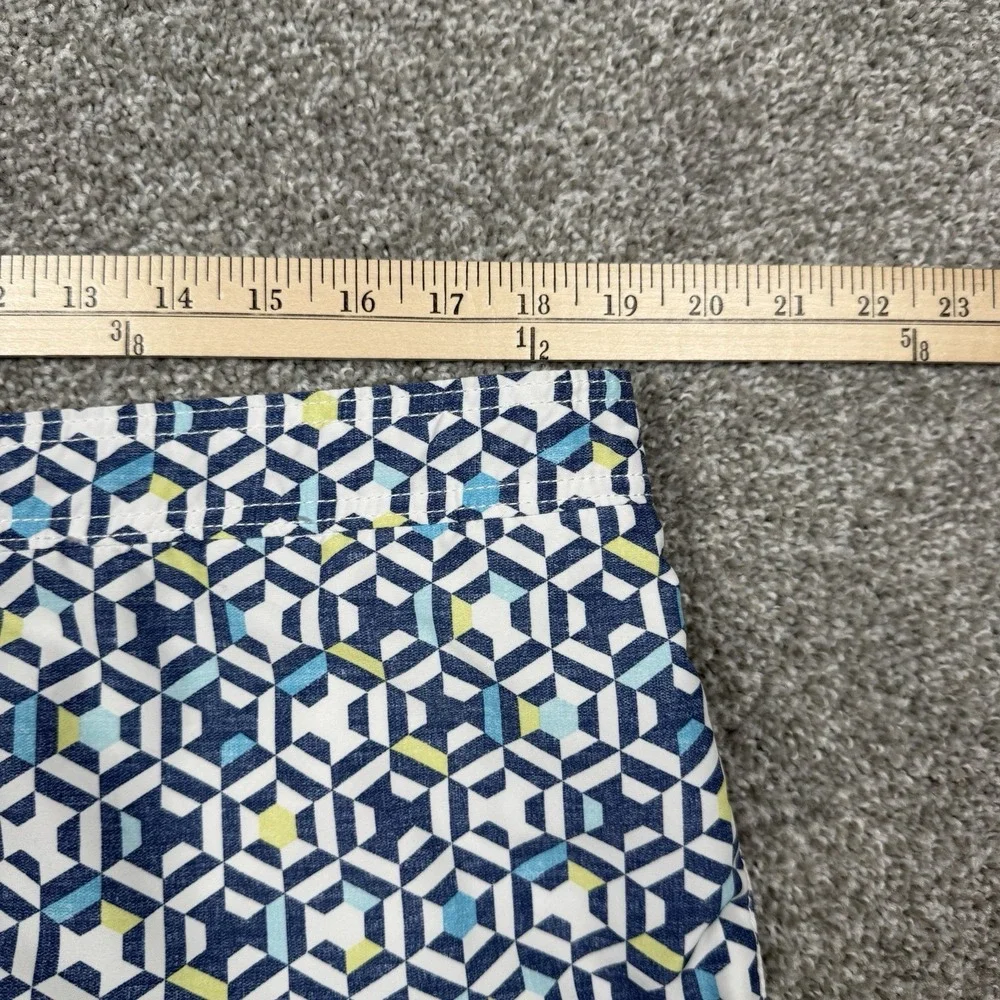 Tommy Bahama Swim‎ Trunks Mens XL Blue Geometric Mesh Lined Beach